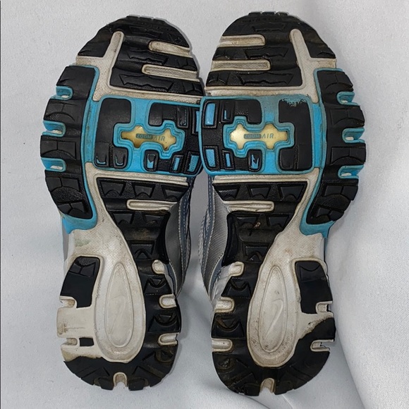 Nike Zoom Air Trail Running Shoes Turquoise Gray - Picture 8 of 9